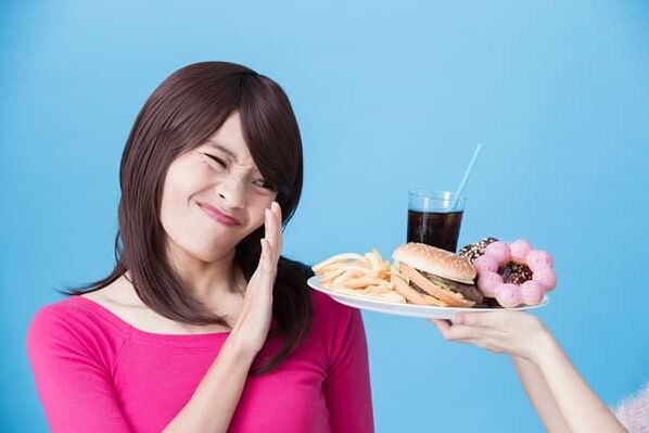 Rejection of a harmful diet